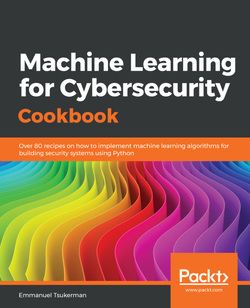دانلود کتاب Machine Learning for Cybersecurity Cookbook: Over 80 recipes on how to implement machine learning algorithms for building security systems using Python دانلود کتاب Machine Learning for Cybersecurity Cookbook: Over 80 recipes on how to implement machine learning algorithms for building security systems using Python