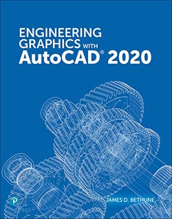 دانلود کتاب Engineering Graphics with AutoCAD 2020 دانلود کتاب Engineering Graphics with AutoCAD 2020