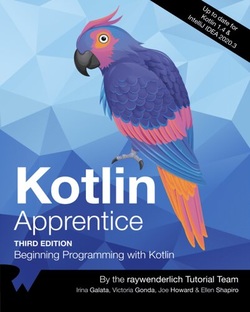 دانلود کتاب Kotlin Apprentice: Beginning Programming with Kotlin, 3rd Edition دانلود کتاب Kotlin Apprentice: Beginning Programming with Kotlin, 3rd Edition