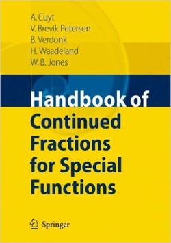 دانلود کتاب Handbook of Continued Fractions for Special Functions دانلود کتاب Handbook of Continued Fractions for Special Functions