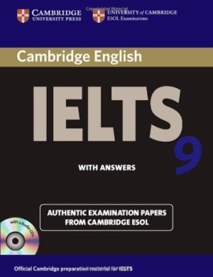 دانلود کتاب Cambridge IELTS 9 Pack Pack (کتاب دانشجویی با پاسخ و سی دی های صوتی (2)) نسخه چاپ مجدد چین: مقالات معاینه معتبر از Cambridge ESOL (آزمون های تمرین IELTS)