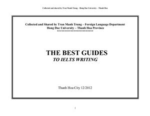 دانلود کتاب بهترین راهنمای نوشتن آیلتس