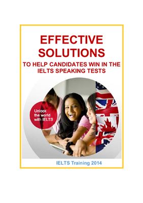 دانلود کتاب راه حل های مؤثر برای کمک به نامزدها در آزمون های صحبت کردن در آیلتس