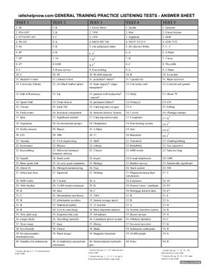 دانلود کتاب آزمون تمرین ماژول آموزش عمومی آیلتس ، قسمت گوش دادن