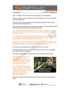 دانلود کتاب شبکه استرالیا. آماده سازی آیلتس انگلیسی را مطالعه کنید. قسمت 07. enviro-loo