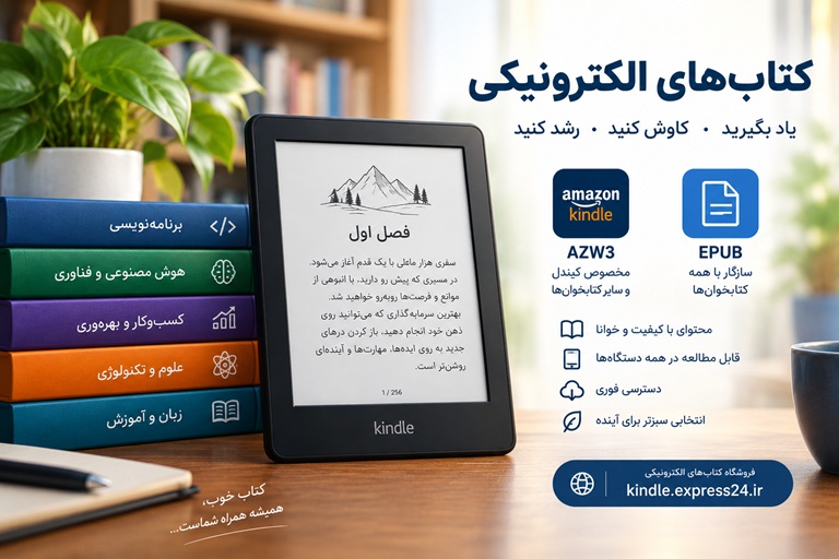 کتاب شیوه‌های نوین ارتباطات بازاریابی موسیقی با رویکرد یادگیری تقویتی چندعامله با فرمت AZW3 برای کتابخوان کیندل و فرمت EPUB