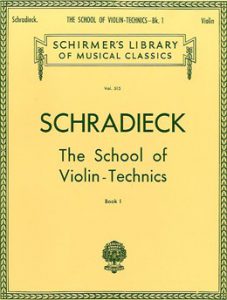 کتاب آموزش تکنیک های ویولن Schradieck 